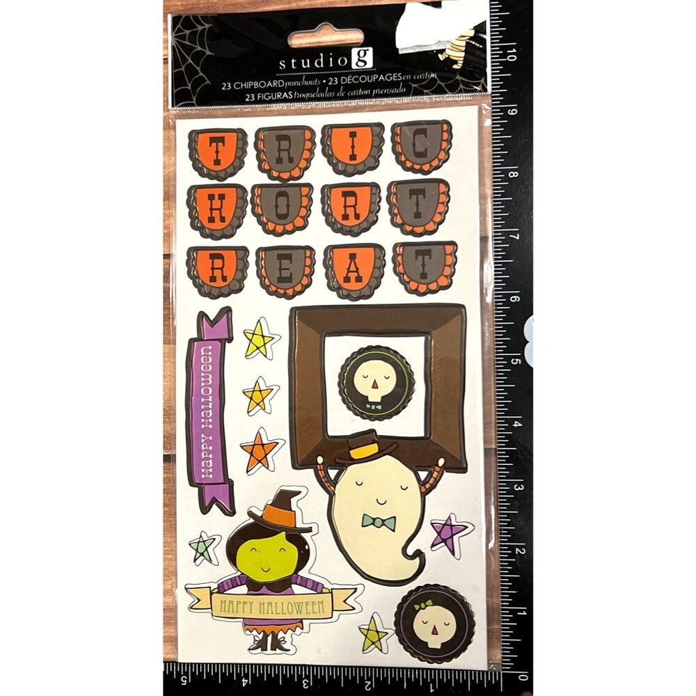 Studio G Halloween Chipboard Punchouts VCB0503 by Lynette Anderson Taylor